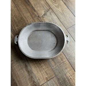 Guardian Service Wear Cast Aluminum Oval Platter 14 1/4” x 10 1/2”